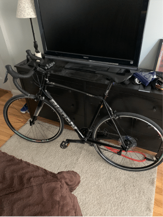 Bicycle in apartment 