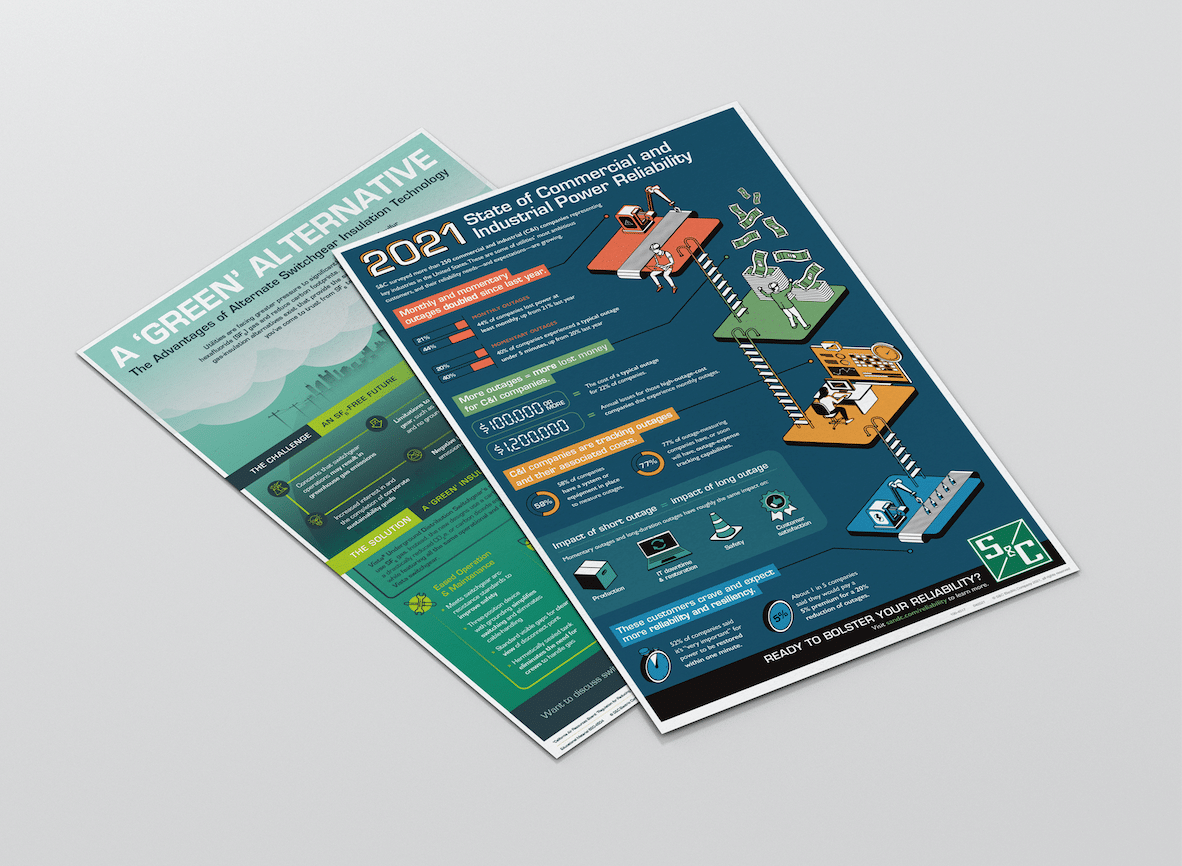 S&C Infographics: A Green Alternative and 2021 State of Commercial and Industrial Power Reliability