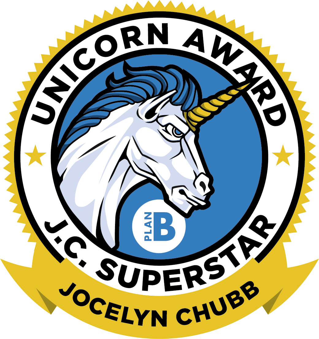 Unicorn award logo - Jocelyn Chubb, Account Coordinator 
